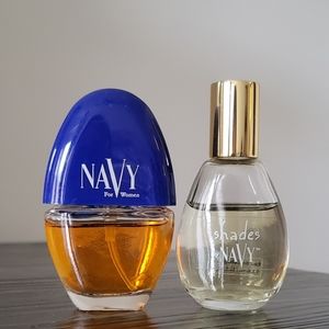 SOLD Vintage Lot 2 NAVY + SHADES Cologne Minis